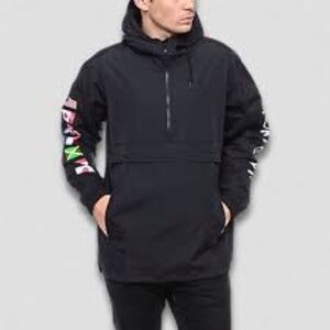 HUF Regional Tour Anorak Jacket - Black